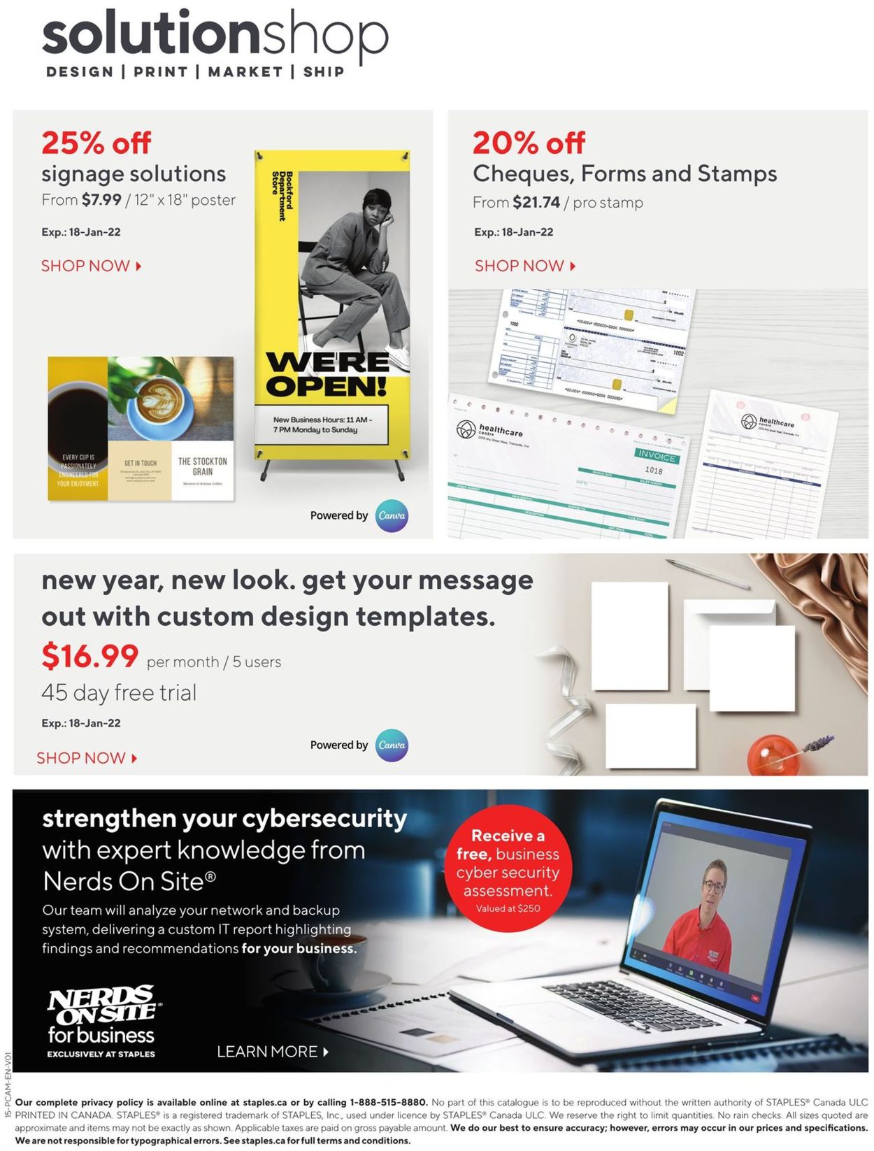 Staples Flyer - 01/05-01/18/2022 (Page 15)