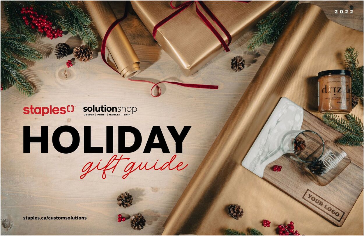 Staples HOLIDAY 2022 Flyer - 09/19-12/31/2022