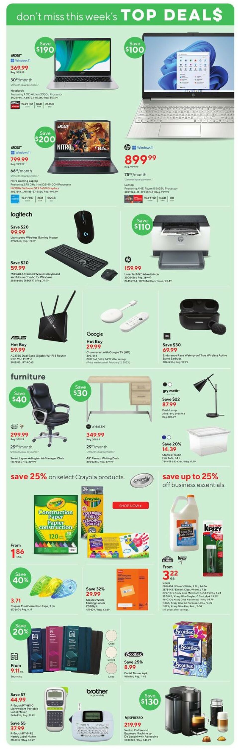 Staples Flyer - 02/08-02/14/2023 (Page 2)