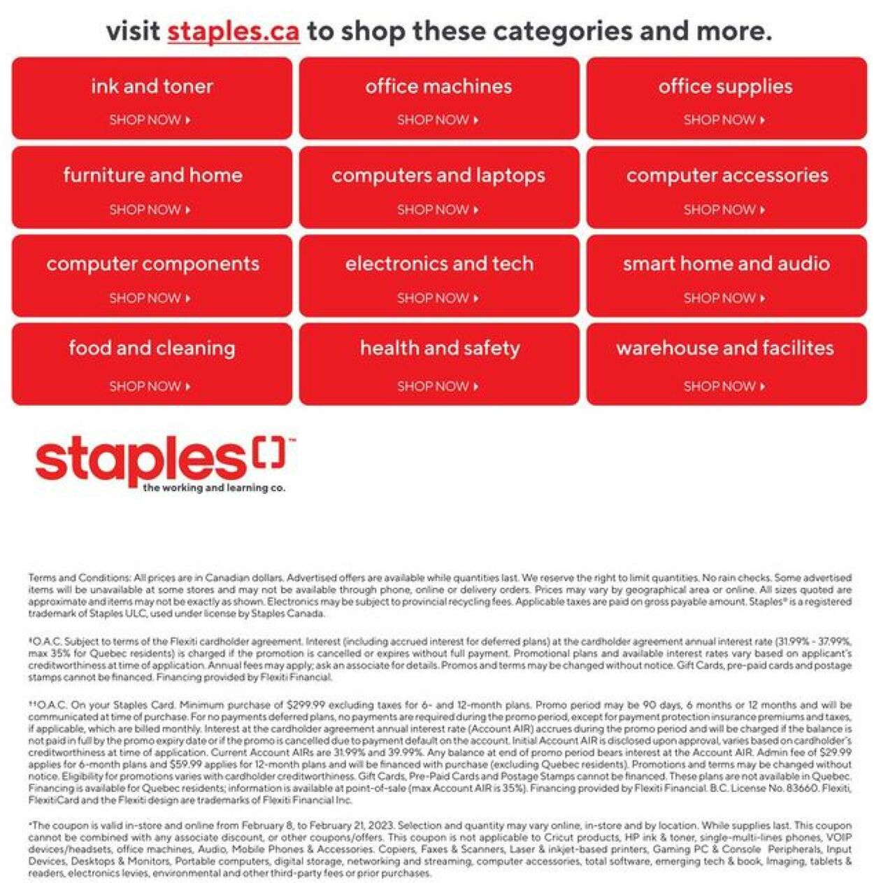 Staples Flyer - 02/08-02/14/2023 (Page 13)