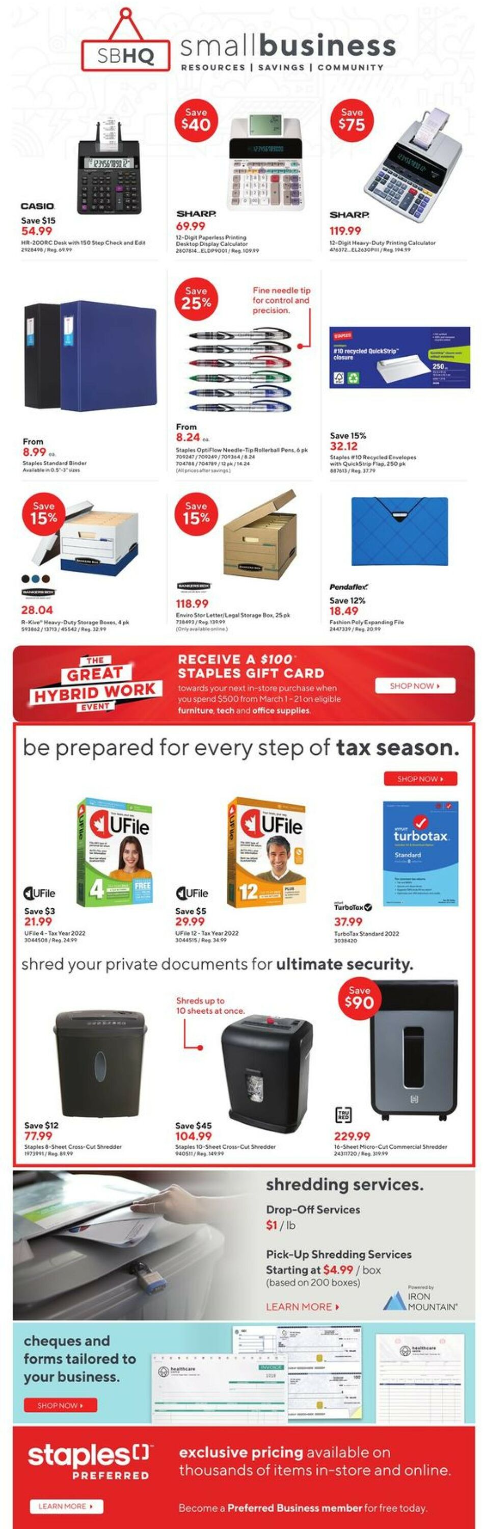 Staples Flyer - 03/08-03/14/2023 (Page 9)