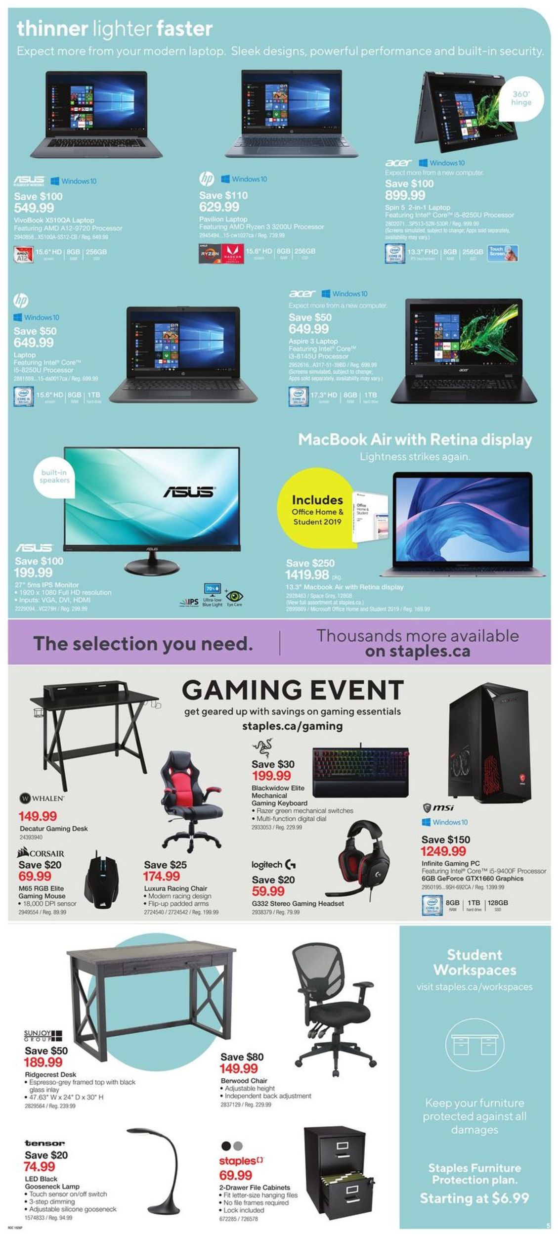 Staples Flyer - 07/31-08/06/2019 (Page 5)