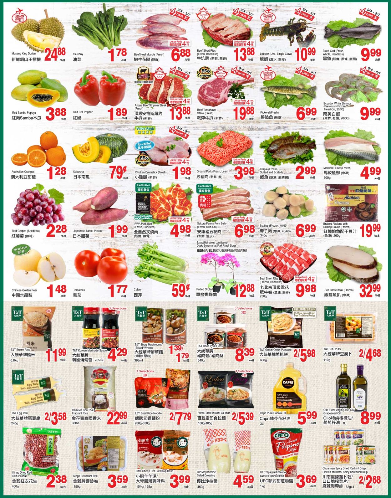 T&T Supermarket Flyer - 09/04-09/10/2020 (Page 2)