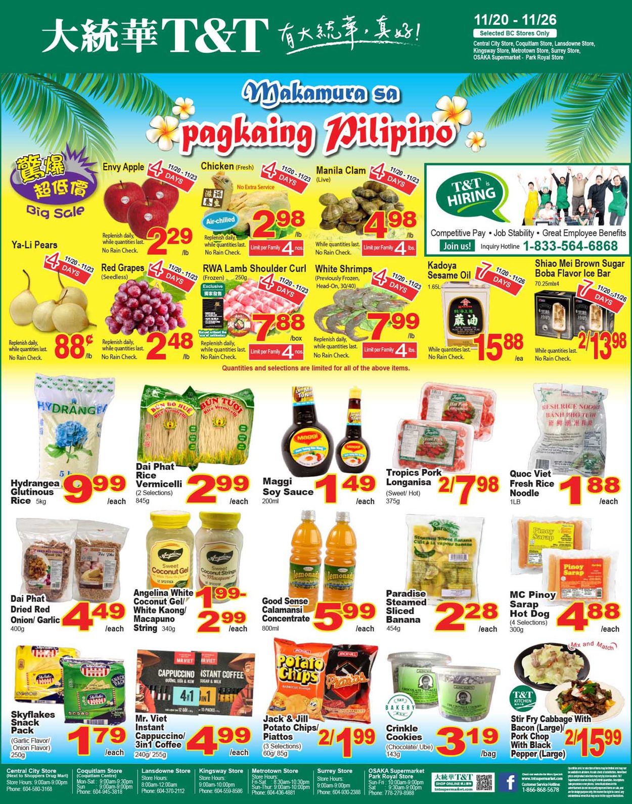 T&T Supermarket Vancouver Black Friday 2020 - British Columbia Flyer - 11/20-11/26/2020 (Page 4)