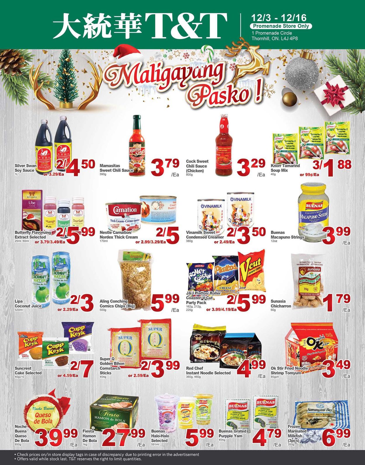 T&T Supermarket - Greater Toronto Area Flyer - 12/03-12/09/2021 (Page 9)
