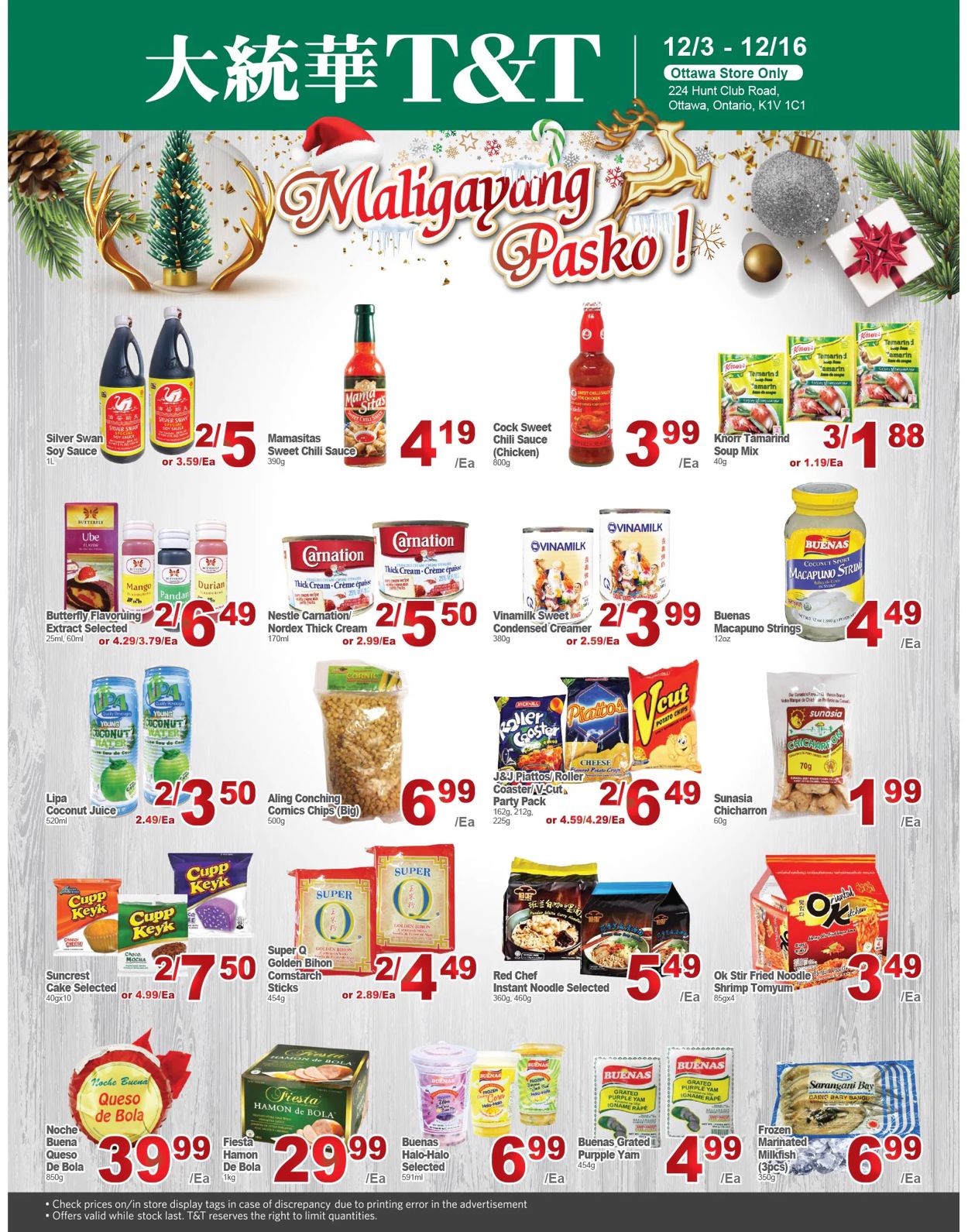 T&T Supermarket - Ottawa Flyer - 12/03-12/09/2021 (Page 9)