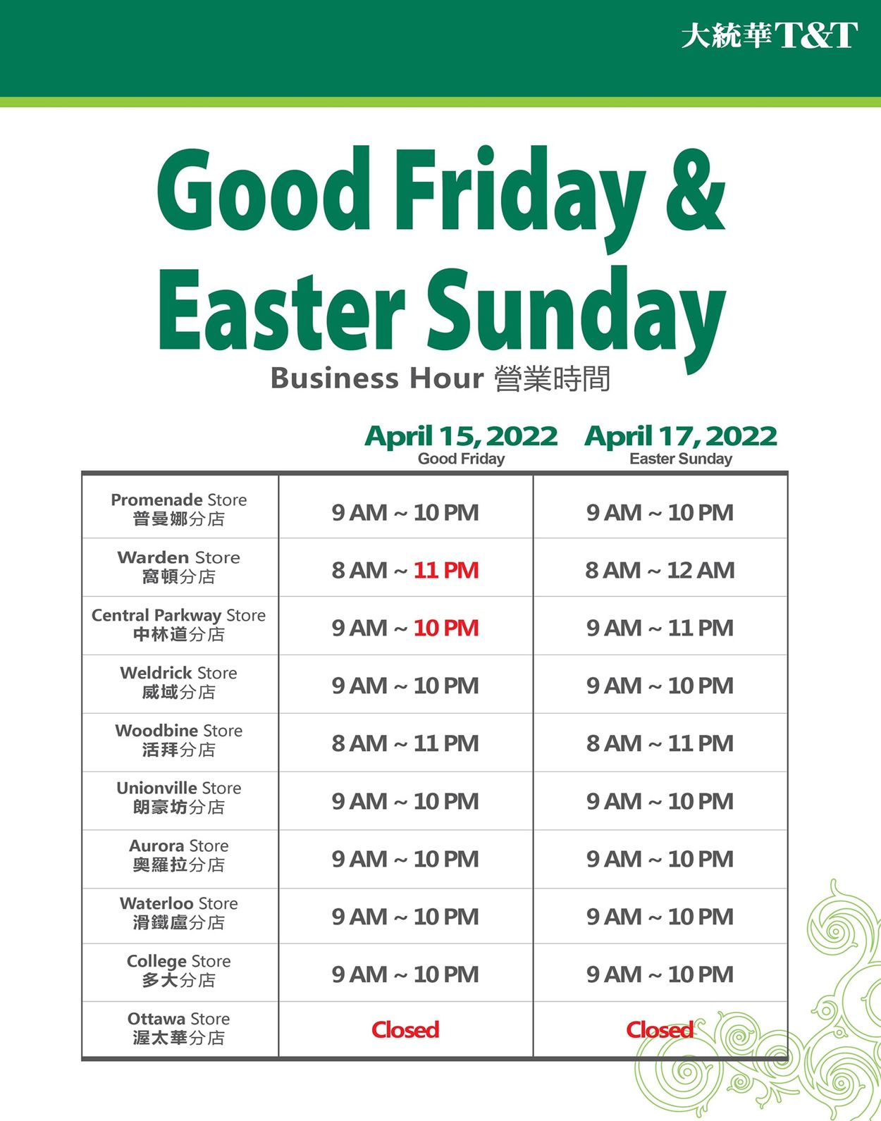T&T Supermarket - Greater Toronto Area Flyer - 04/15-04/21/2022 (Page 3)