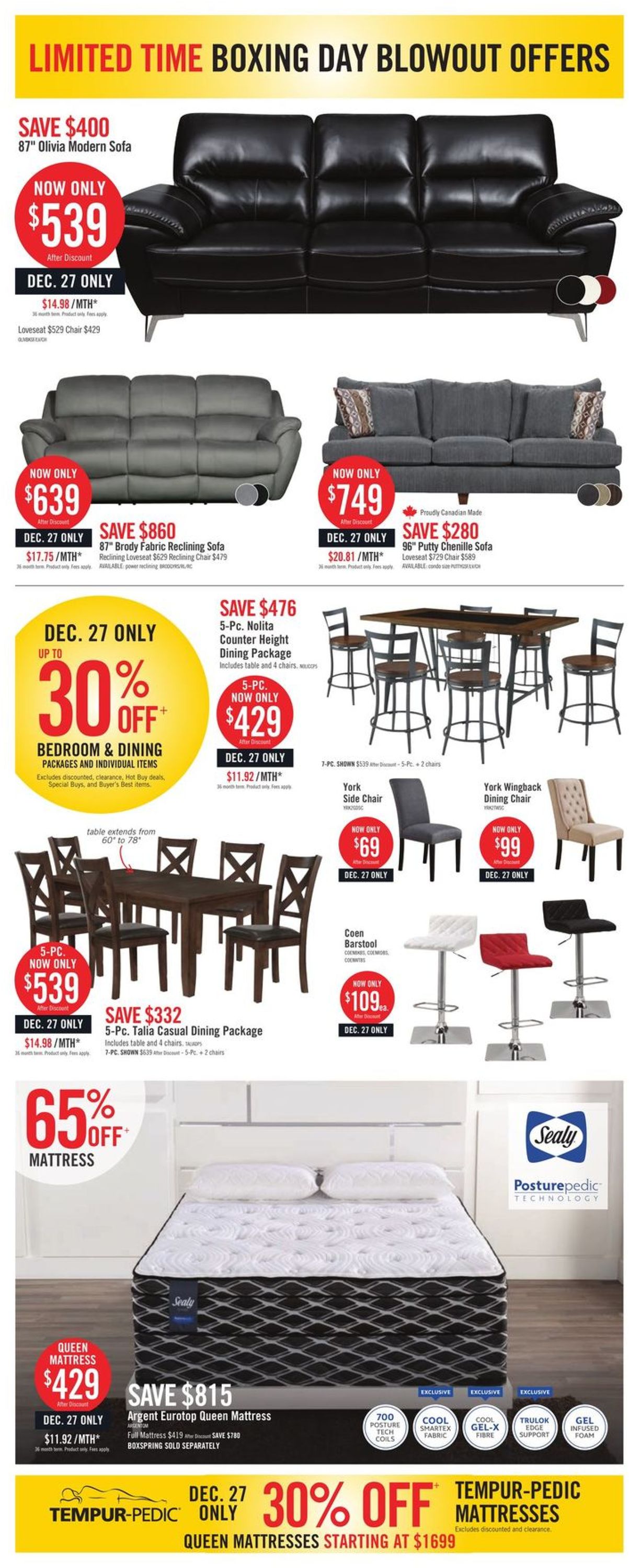 The Brick - Holiday Savings 2019 Flyer - 12/25-01/02/2020 (Page 2)