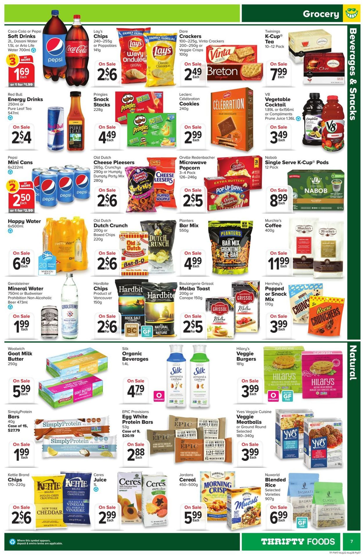 Thrifty Foods Flyer - 08/22-08/28/2019 (Page 7)