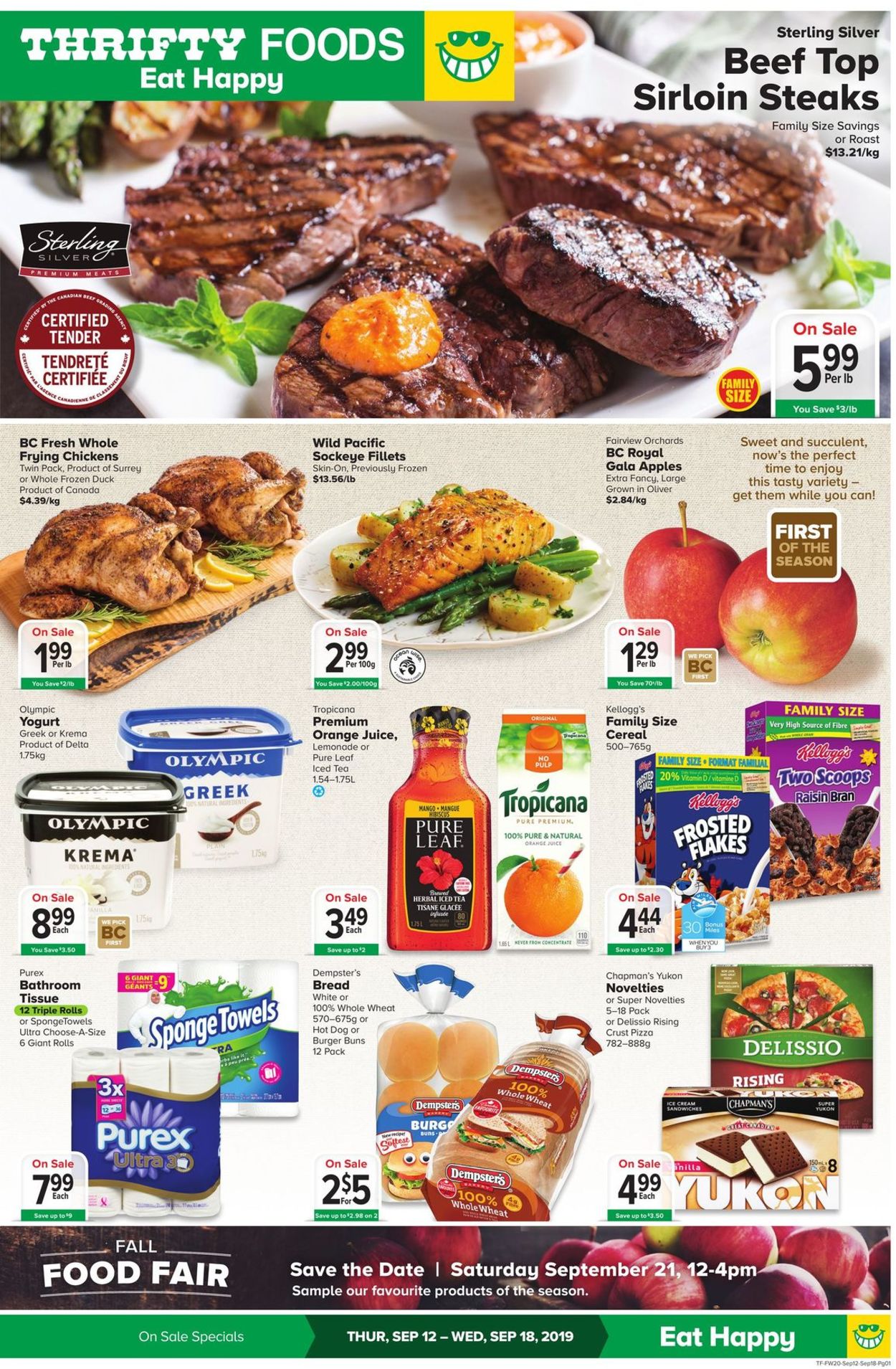 Thrifty Foods Flyer - 09/12-09/18/2019
