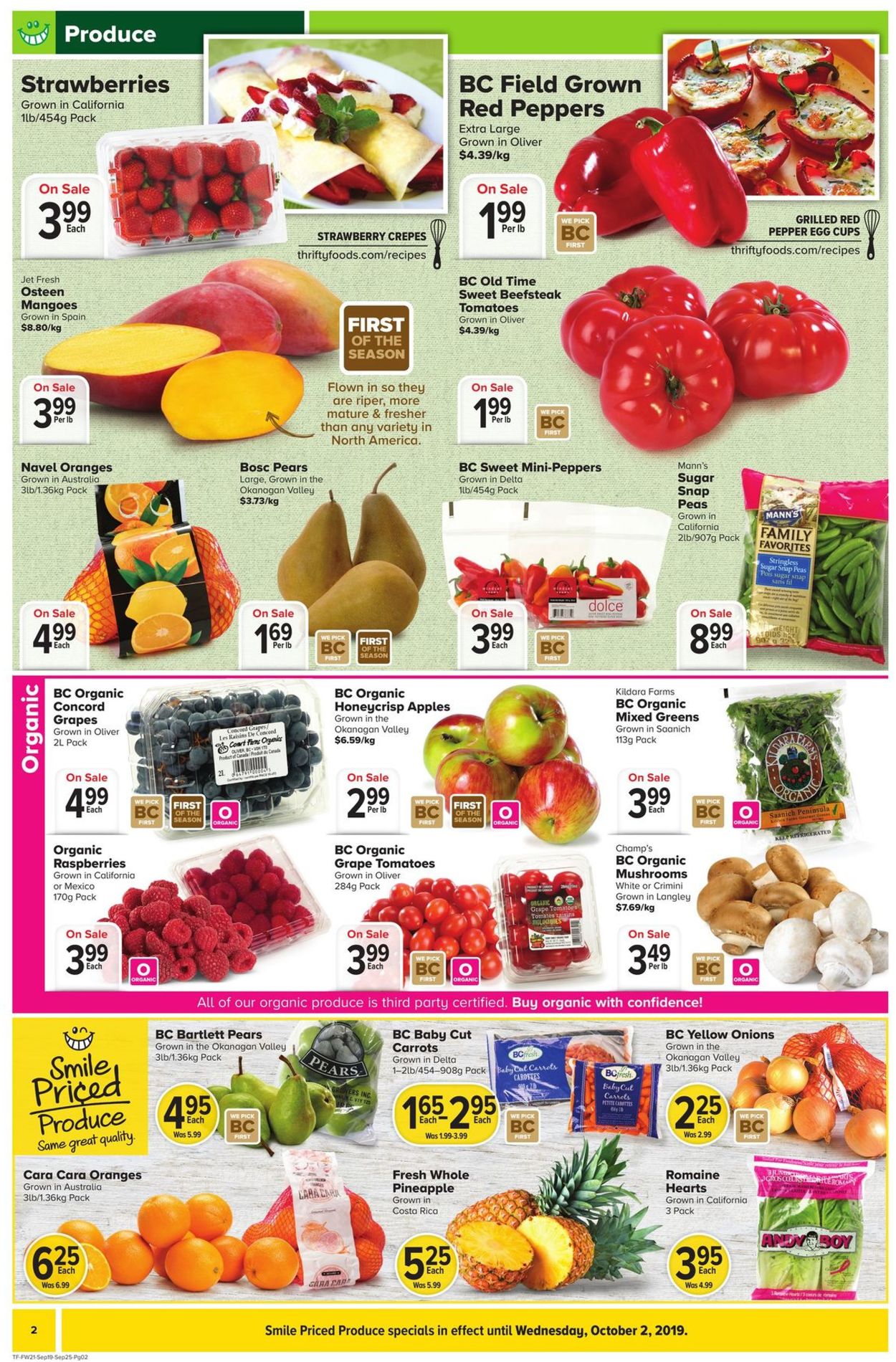 Thrifty Foods Flyer - 09/19-09/25/2019 (Page 2)