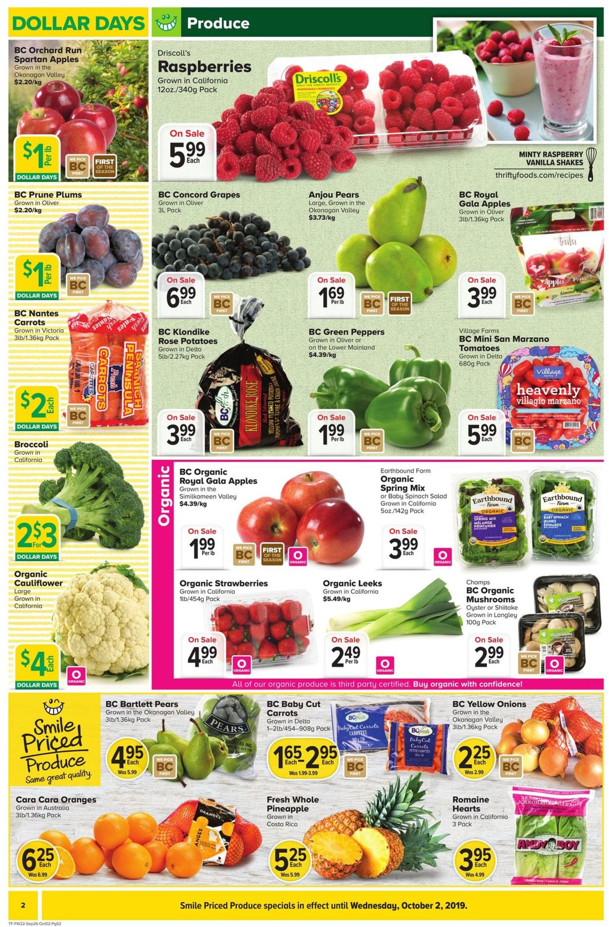 Thrifty Foods Flyer - 09/26-10/02/2019 (Page 2)