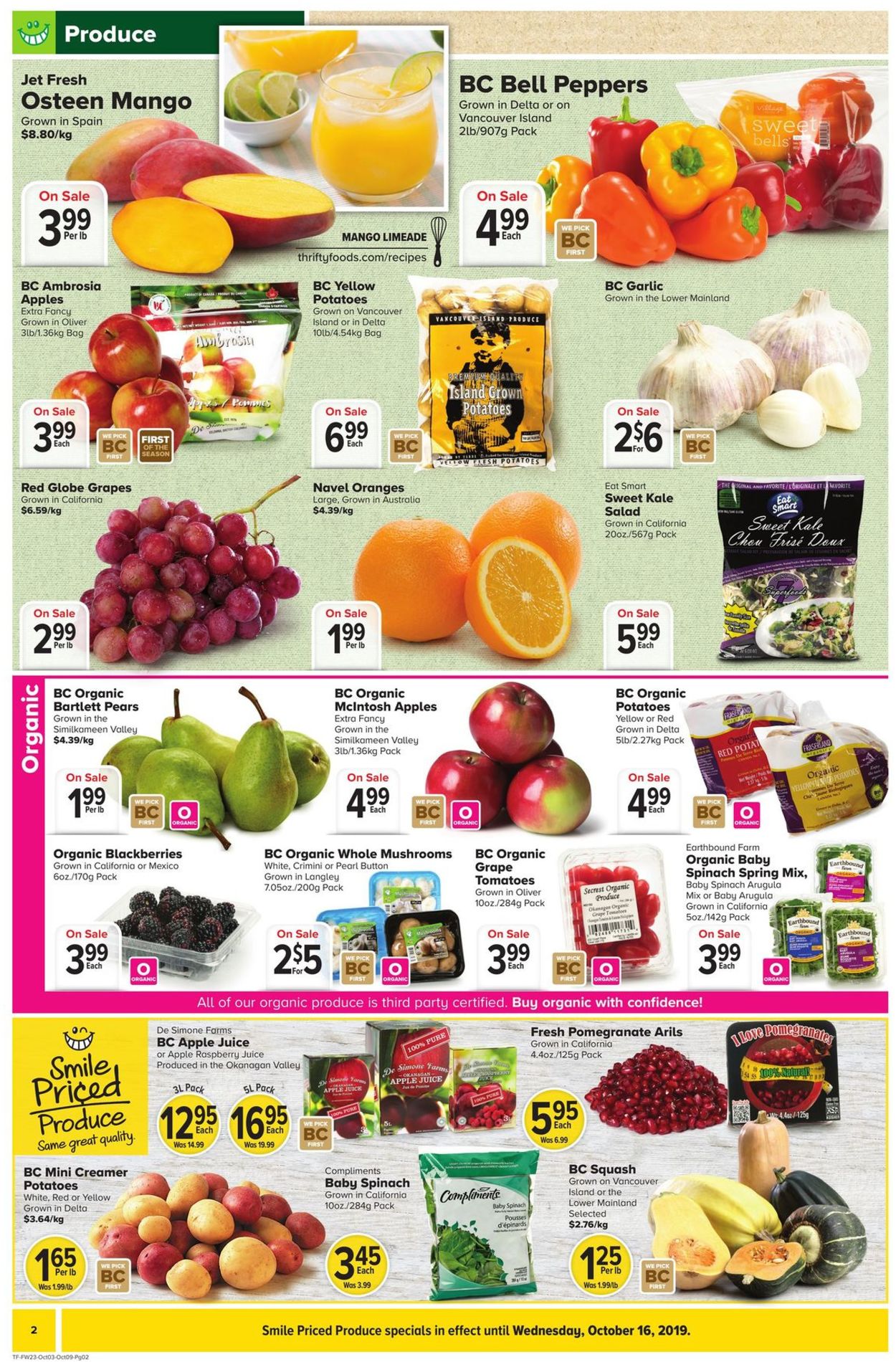 Thrifty Foods Flyer - 10/03-10/09/2019 (Page 2)