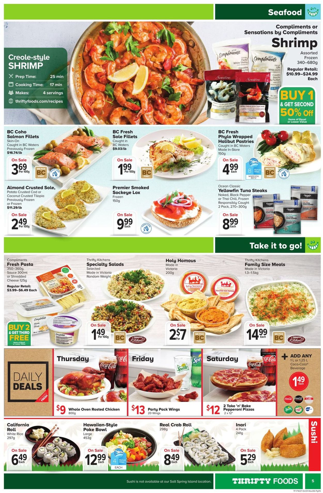 Thrifty Foods Flyer - 10/31-11/06/2019 (Page 5)