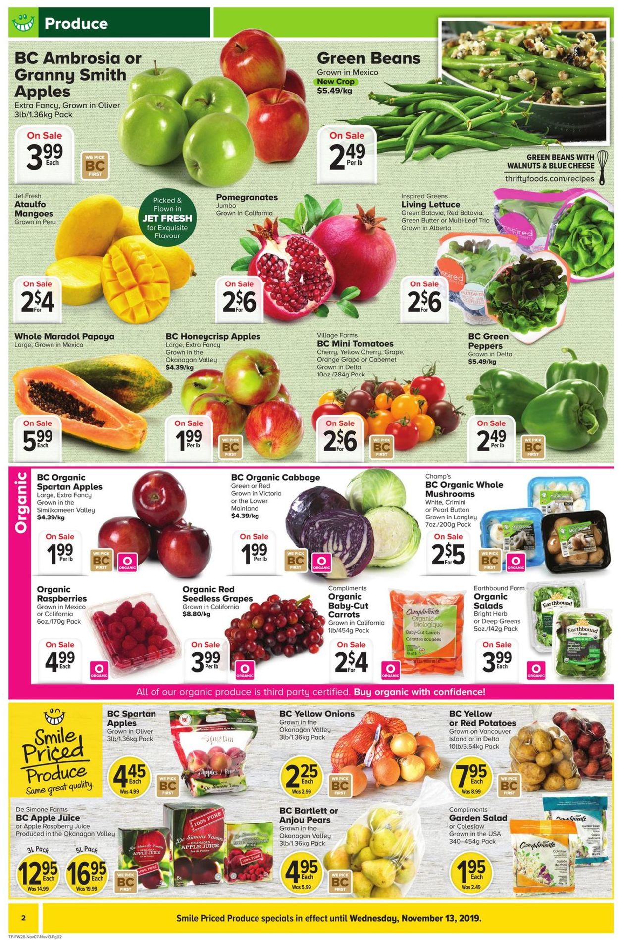Thrifty Foods Flyer - 11/07-11/13/2019 (Page 2)