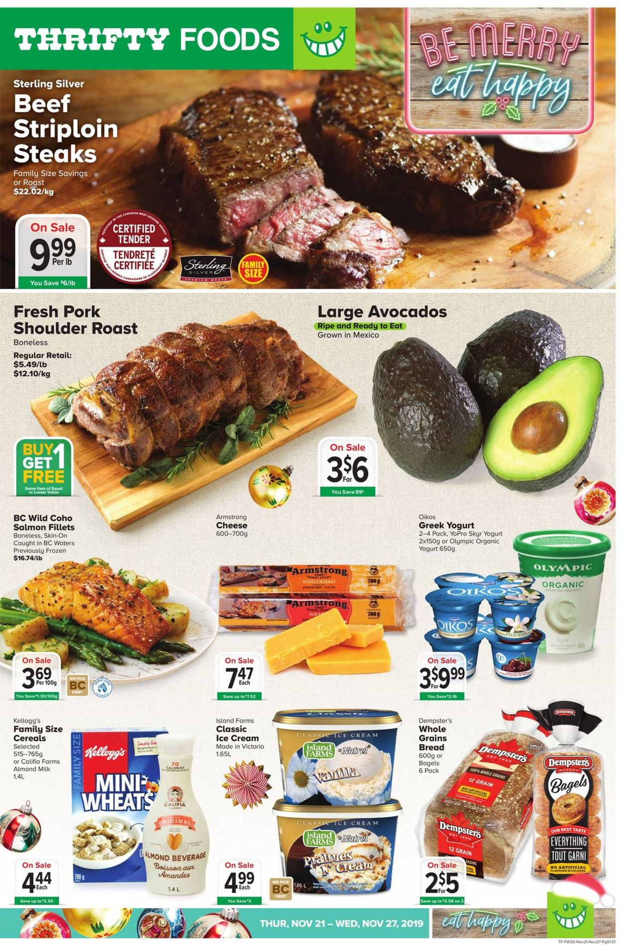 Thrifty Foods Flyer - 11/21-11/27/2019