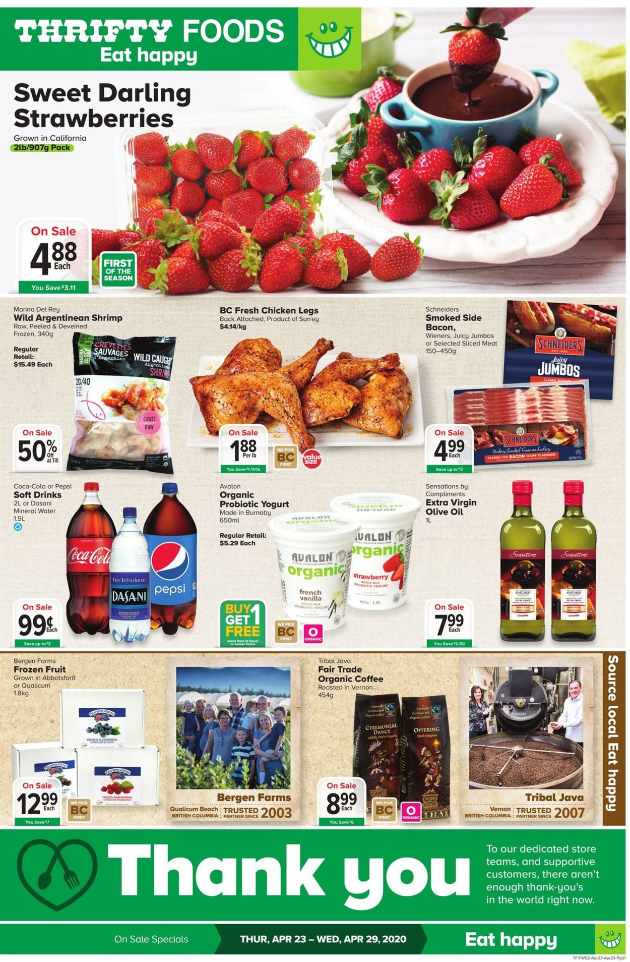 Thrifty Foods Flyer - 04/23-04/29/2020