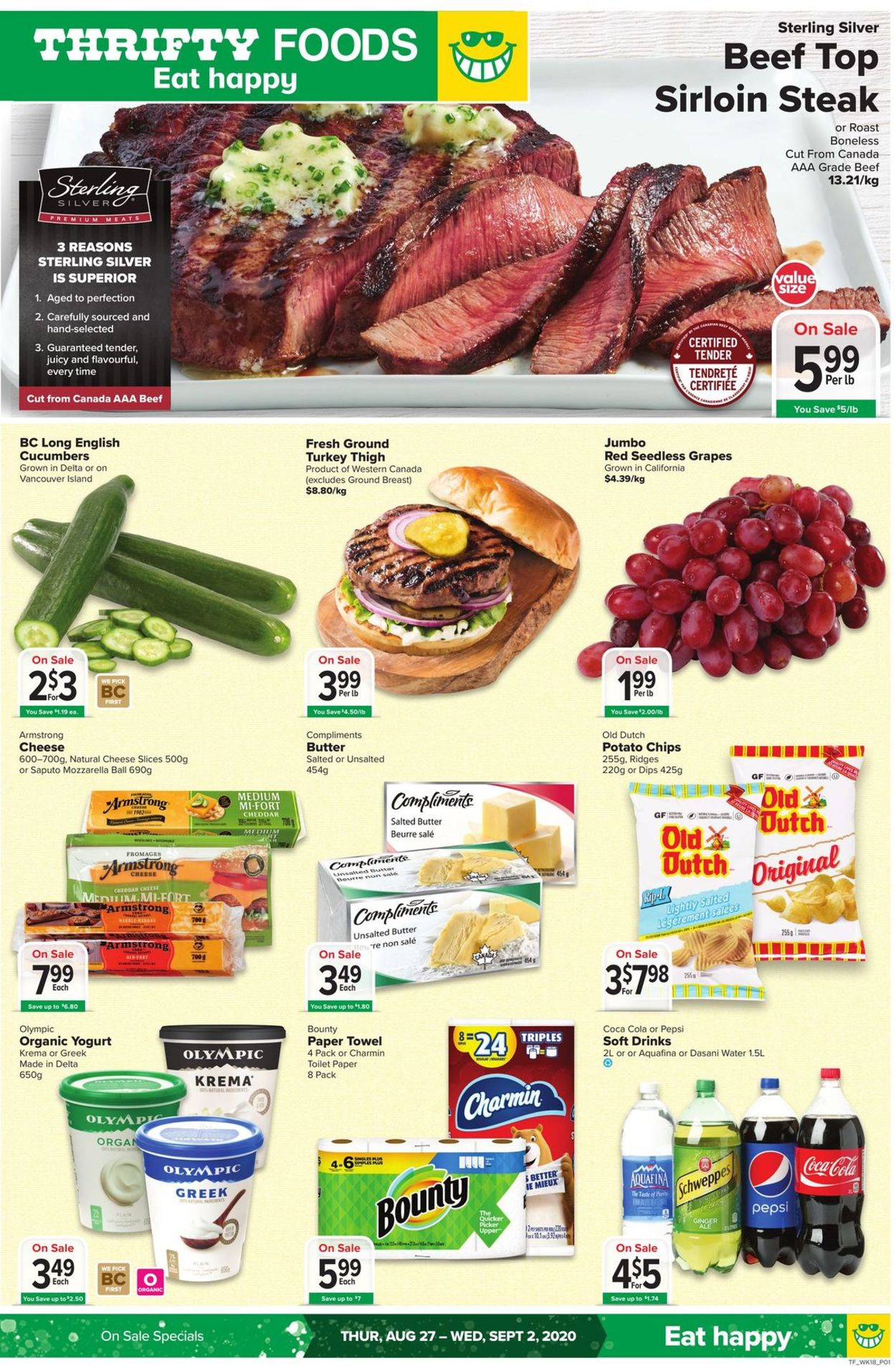 Thrifty Foods Flyer - 08/27-09/02/2020