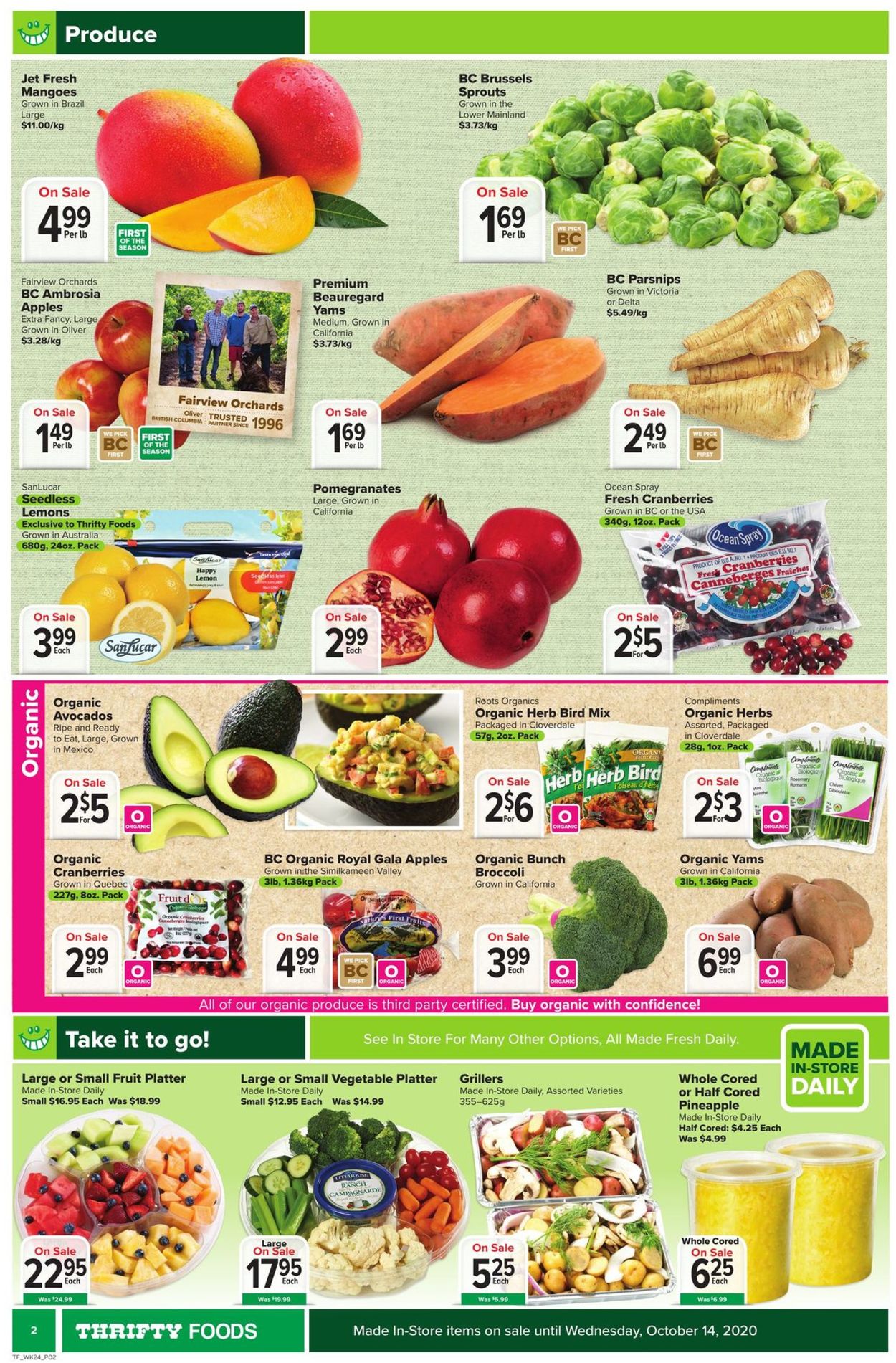 Thrifty Foods Flyer - 10/08-10/14/2020 (Page 2)