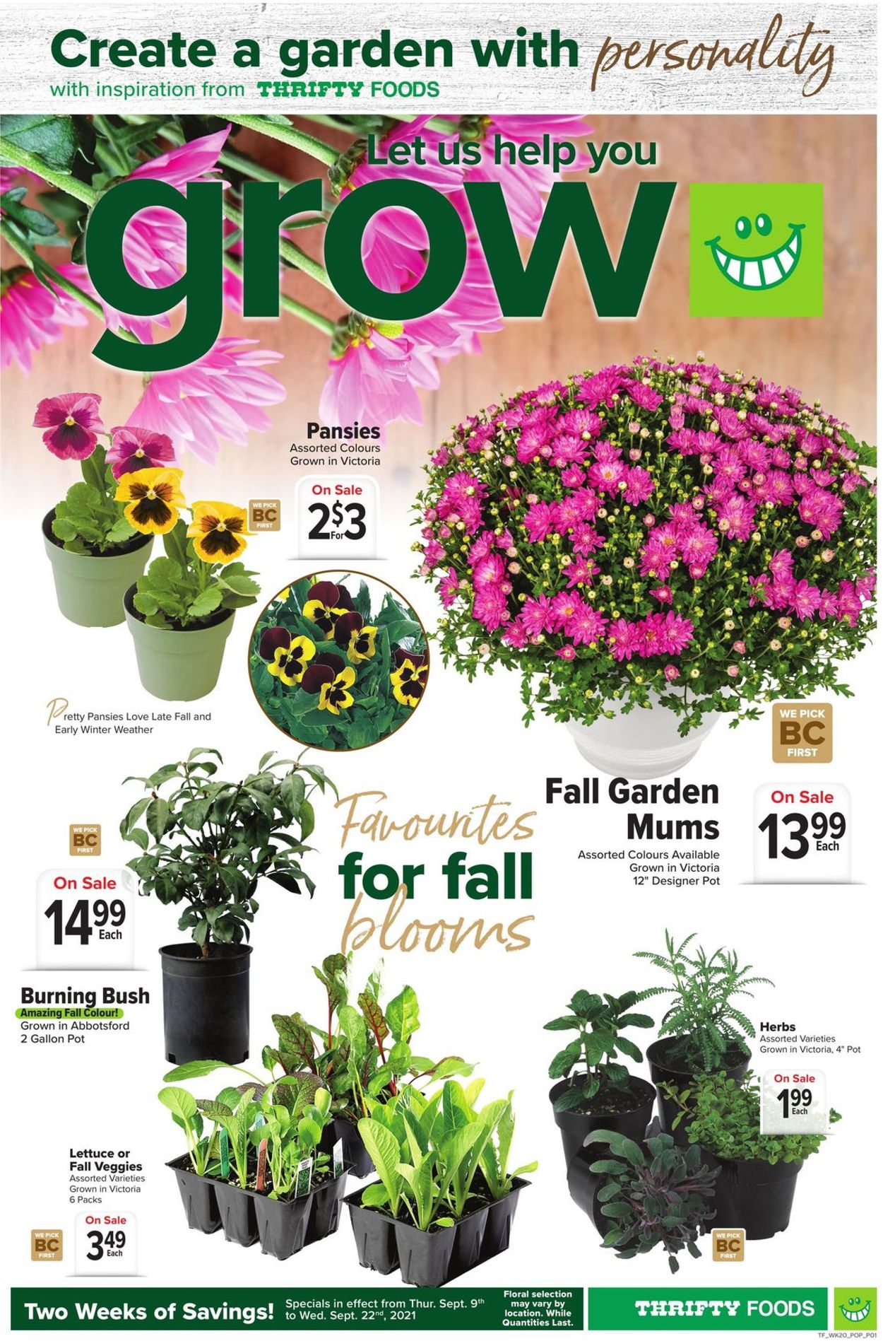 Thrifty Foods Flyer - 09/09-09/15/2021 (Page 14)