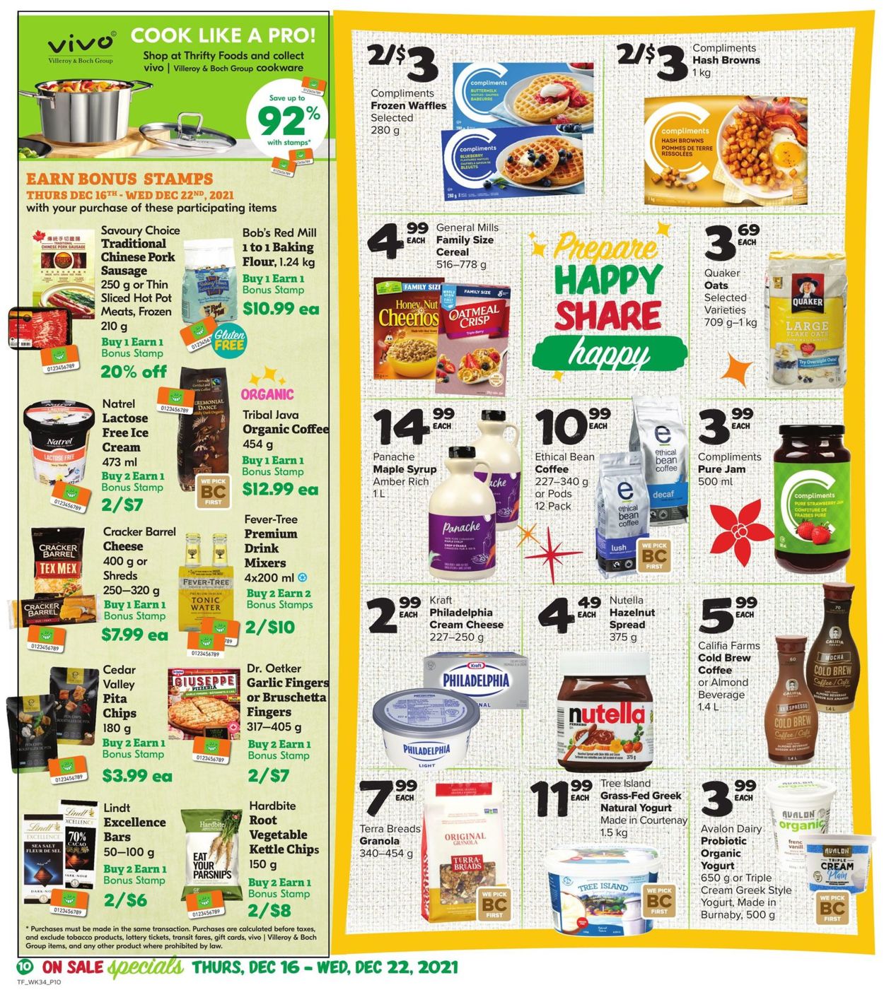 Thrifty Foods HOLIDAYS 2021 Flyer - 12/16-12/22/2021 (Page 11)