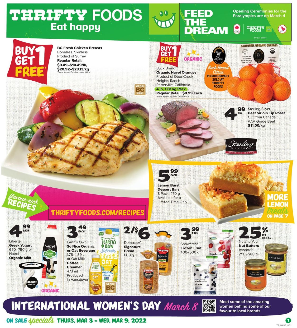 Thrifty Foods Flyer - 03/03-03/09/2022