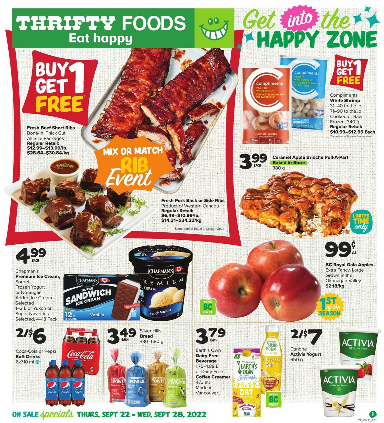 Thrifty Foods Flyer - 09/22-09/28/2022