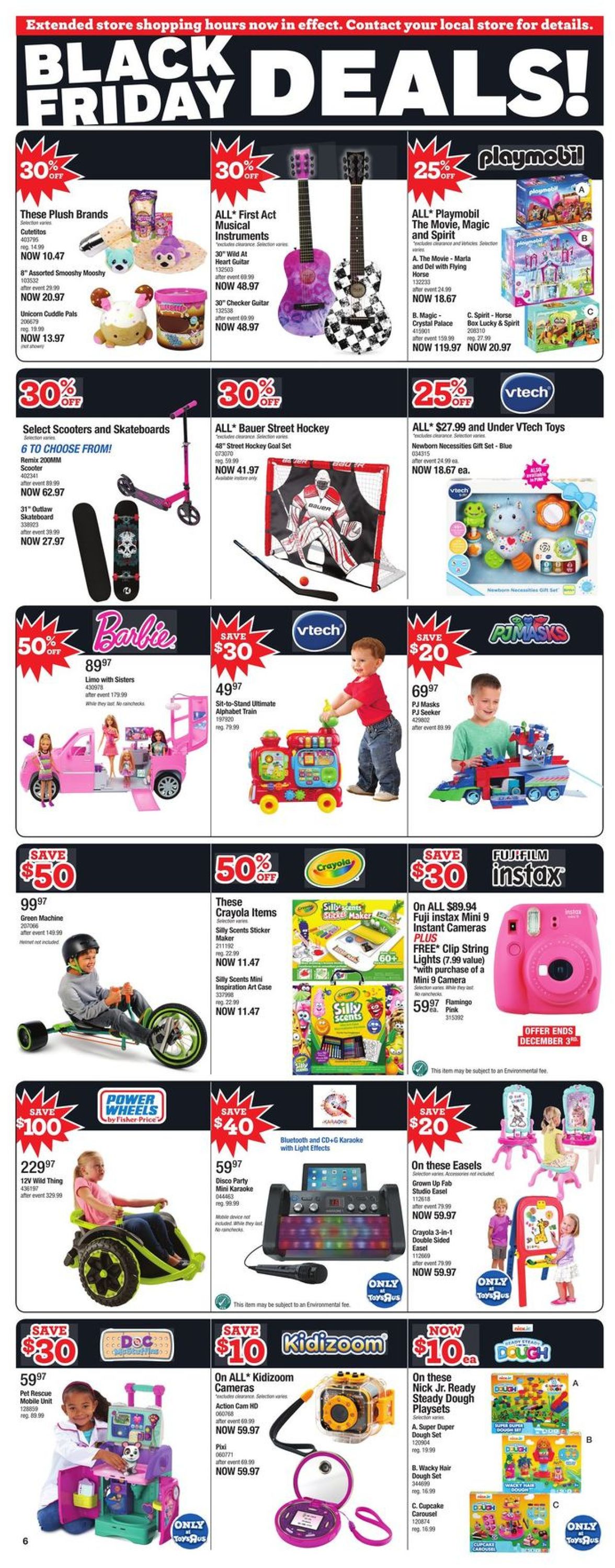 Toys''R''Us BLACK FRIDAY 2019 Flyer - 11/28-12/04/2019 (Page 6)