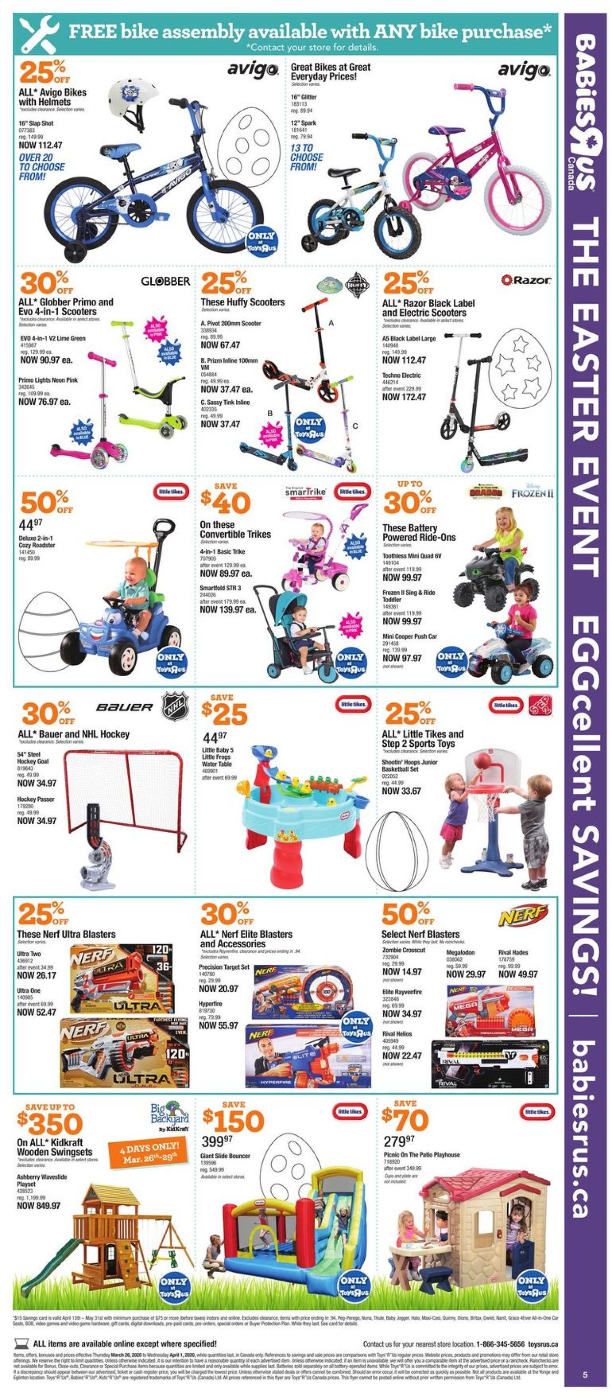 Toys''R''Us Flyer - 03/26-04/01/2020 (Page 5)