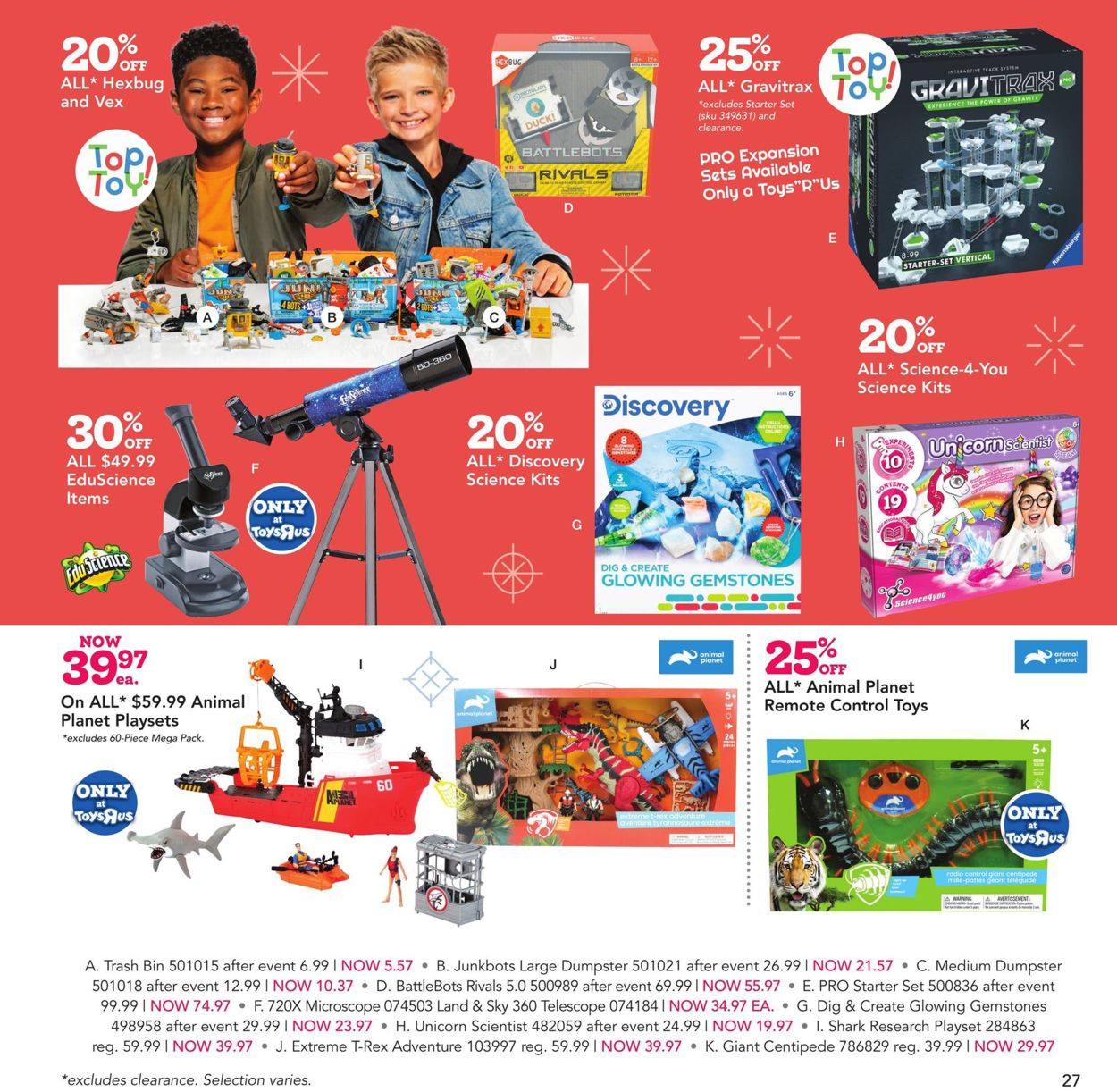 Toys''R''Us - Holiday 2020 Flyer - 10/26-11/18/2020 (Page 29)