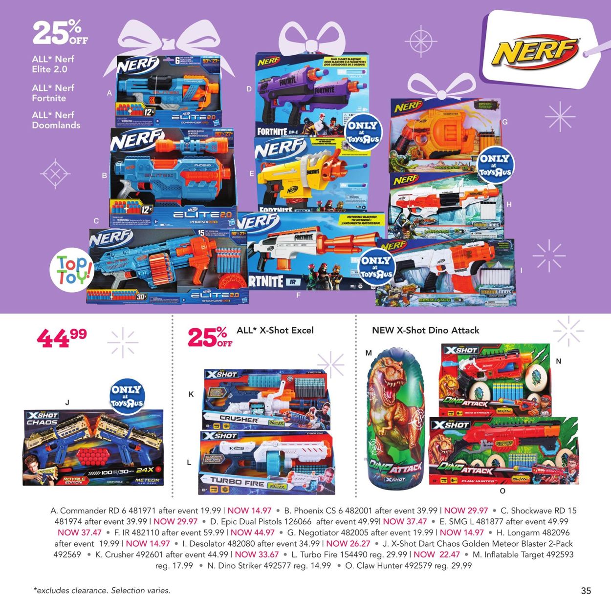 Toys''R''Us - Holiday 2020 Flyer - 10/26-11/18/2020 (Page 38)