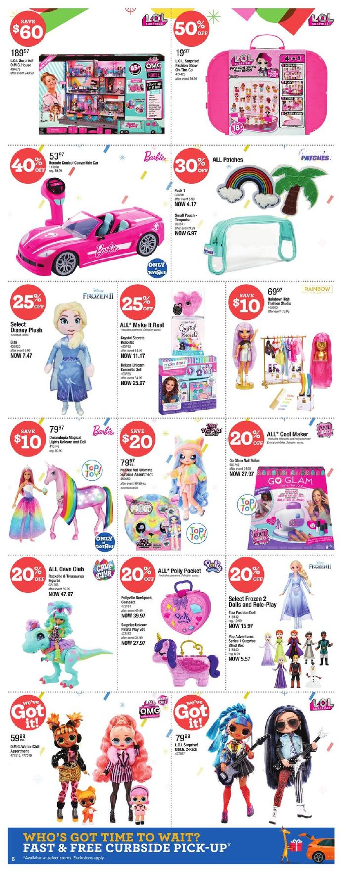 Toys''R''Us - Holiday 2020 Flyer - 12/10-12/16/2020 (Page 6)