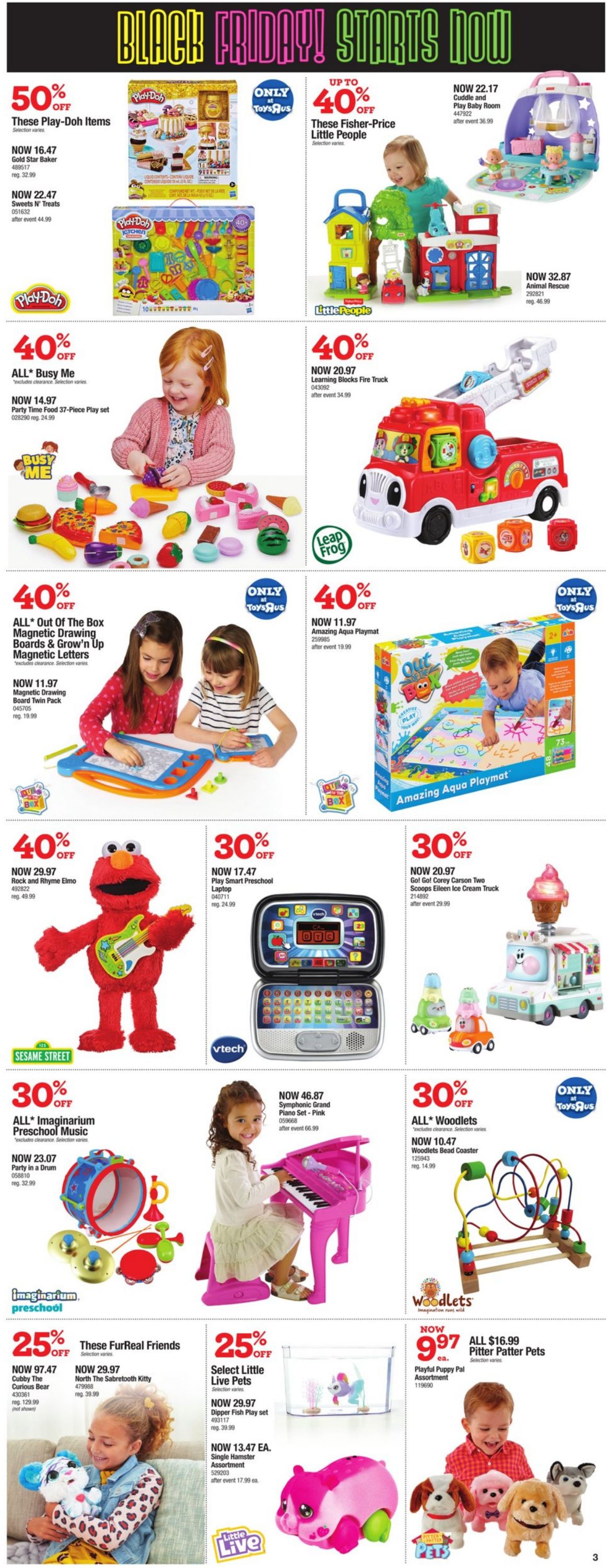 Toys''R''Us BLACK FRIDAY 2021 Flyer - 11/18-11/24/2021 (Page 3)