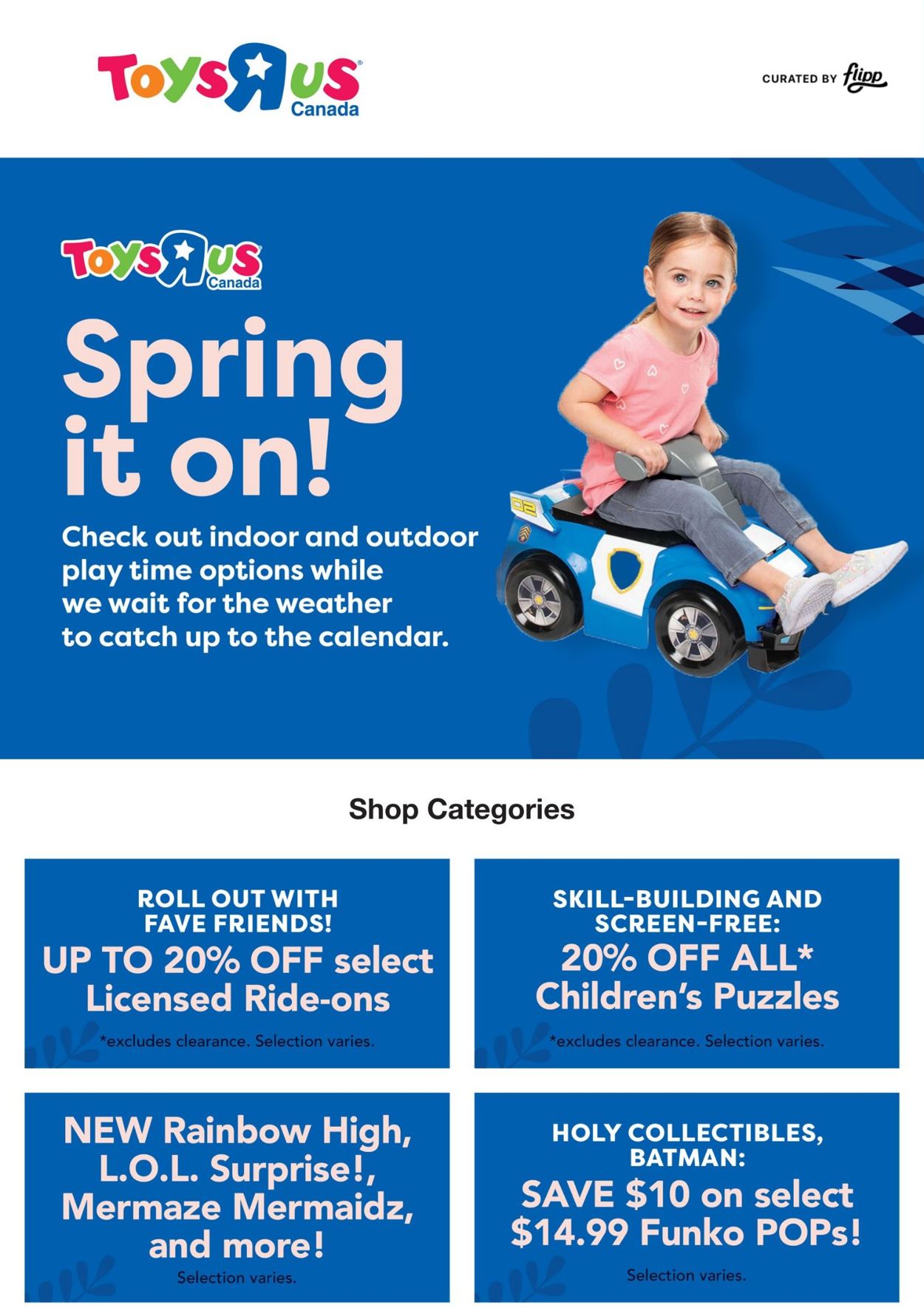 Toys''R''Us Flyer - 03/17-03/30/2022