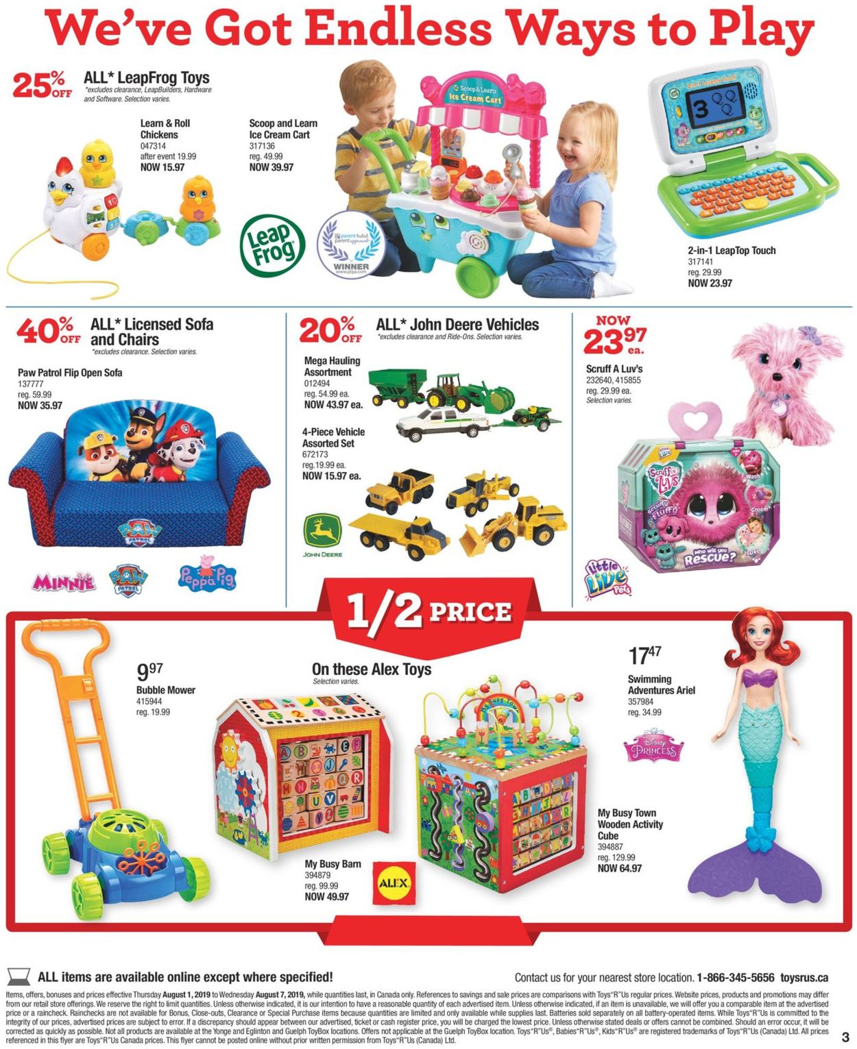 Toys''R''Us Flyer - 08/01-08/07/2019 (Page 3)