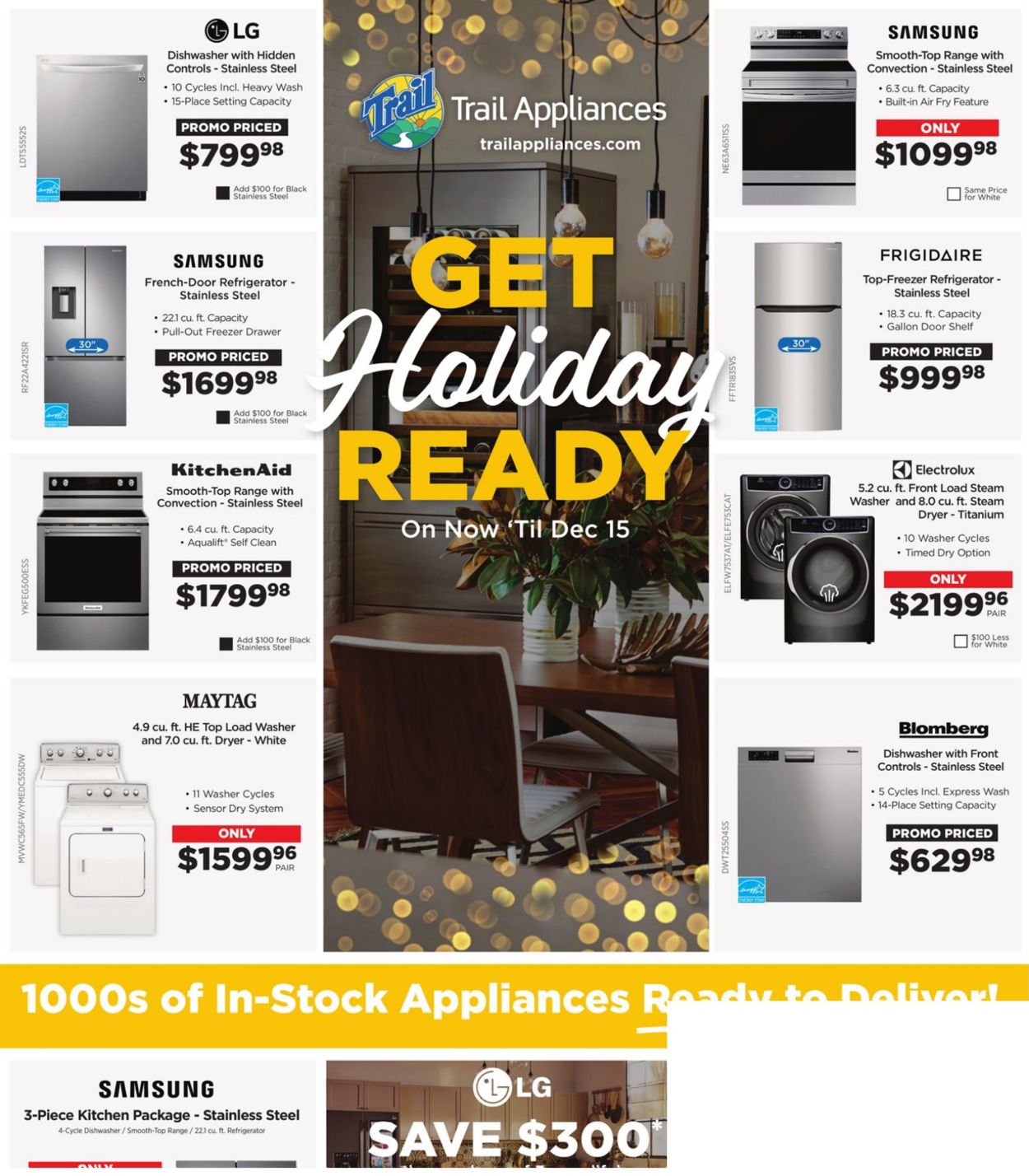 Trail Appliances Flyer - 12/02-12/15/2021