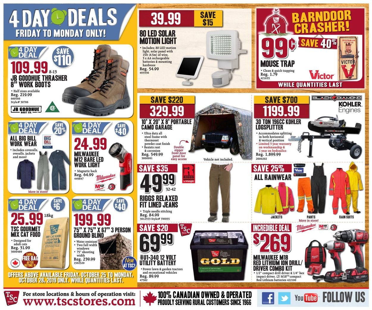 TSC Stores Flyer - 10/25-10/31/2019 (Page 16)