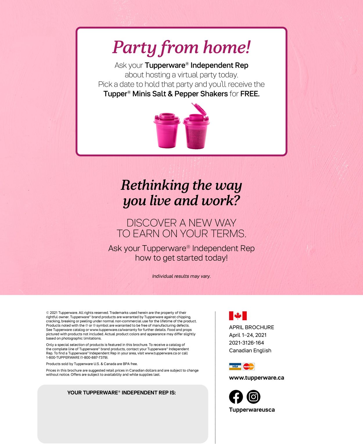 Tupperware Flyer - 04/01-04/24/2021 (Page 14)