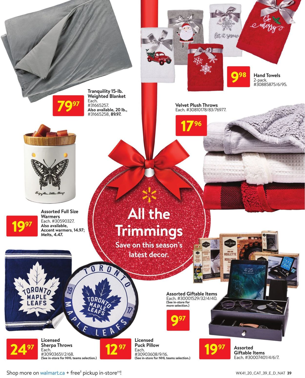 Walmart - Holiday 2020 Flyer - 11/05-12/02/2020 (Page 39)