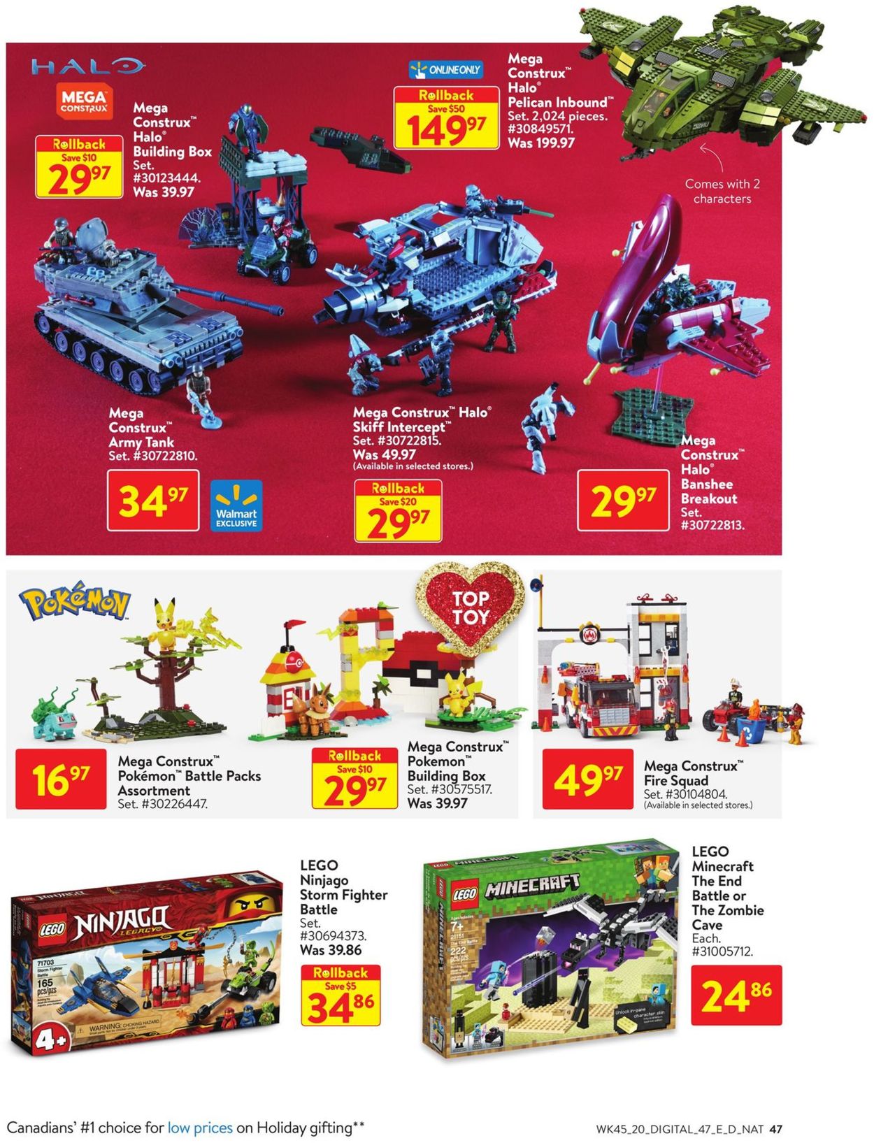 Walmart - Holiday 2020 Flyer - 12/03-12/24/2020 (Page 47)