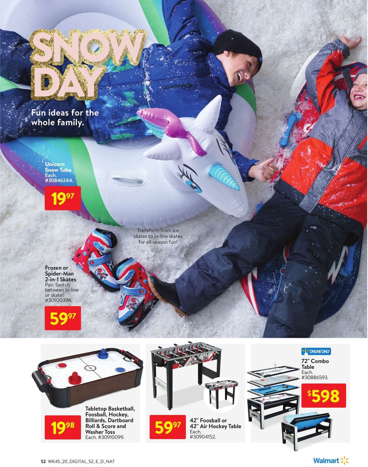 Walmart - Holiday 2020 Flyer - 12/03-12/24/2020 (Page 52)