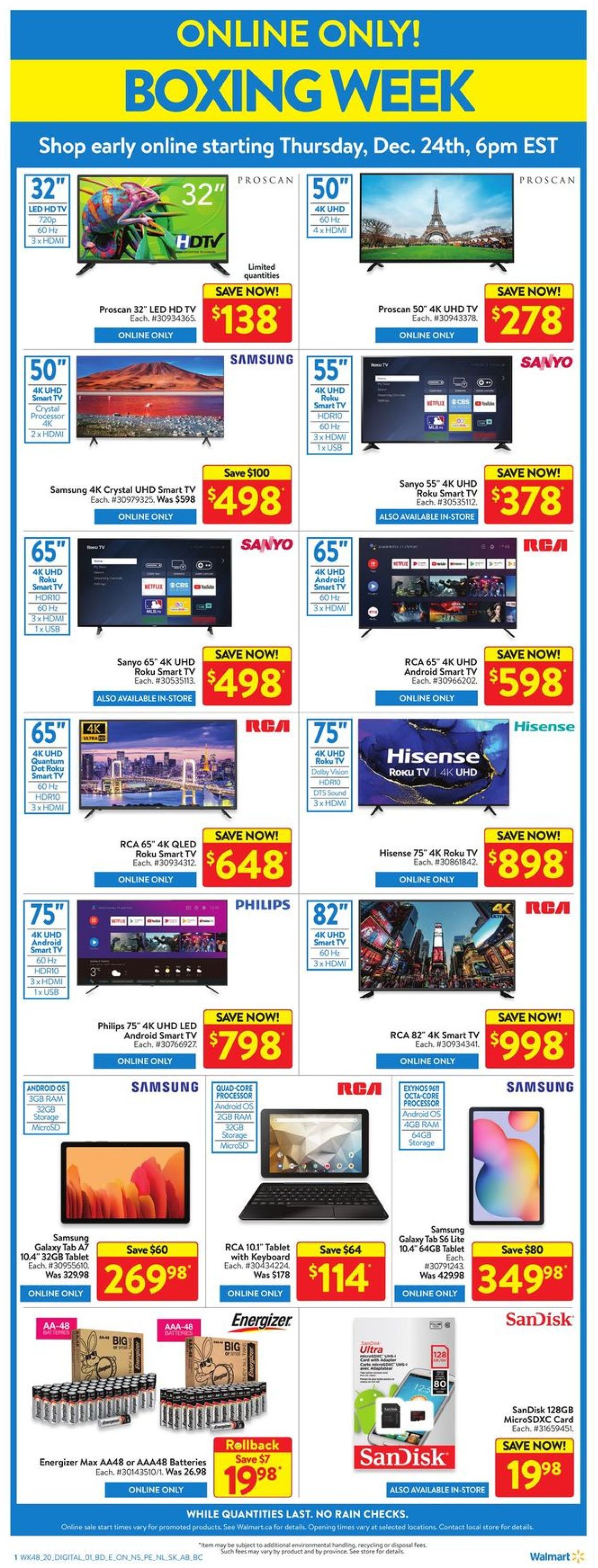 Walmart - Boxing Day 2020 Flyer - 12/24-12/30/2020 (Page 7)