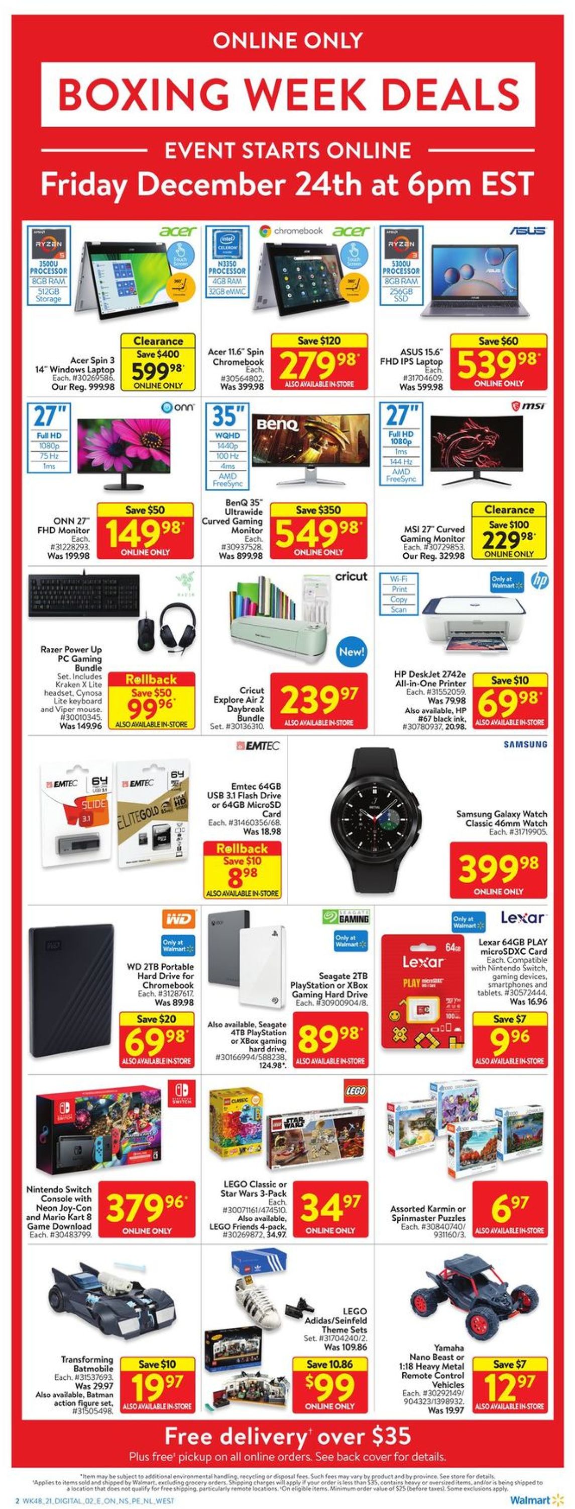 Walmart CHRISTMAS 2021 Flyer - 12/26-12/29/2021 (Page 8)