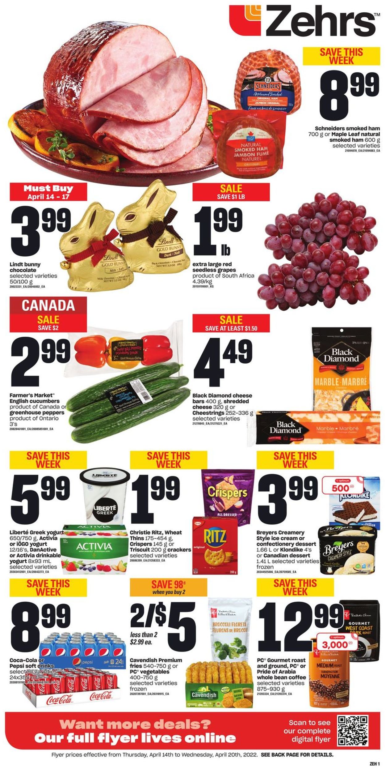 Zehrs EASTER 2022 Flyer - 04/14-04/20/2022 (Page 3)