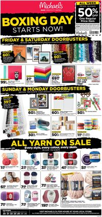 Michaels - BOXING DAY 2019 SALE