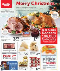 Quality Foods - Christmas 2019 Flyer