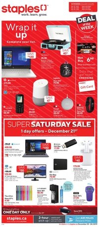 Staples Holiday Flyer 2019