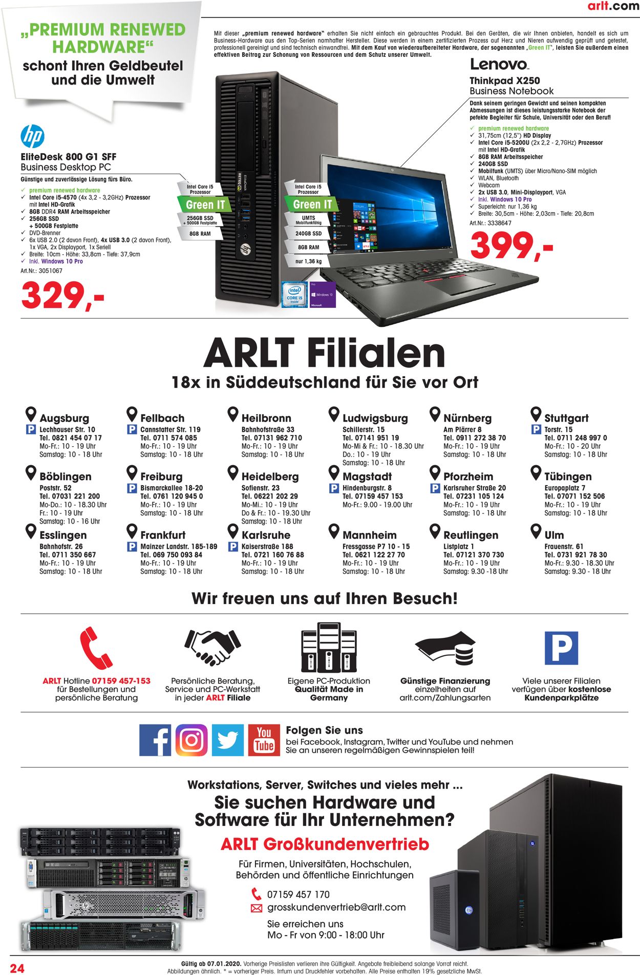 ARLT Computer Prospekt - Aktuell vom 07.01-31.01.2020 (Seite 24)