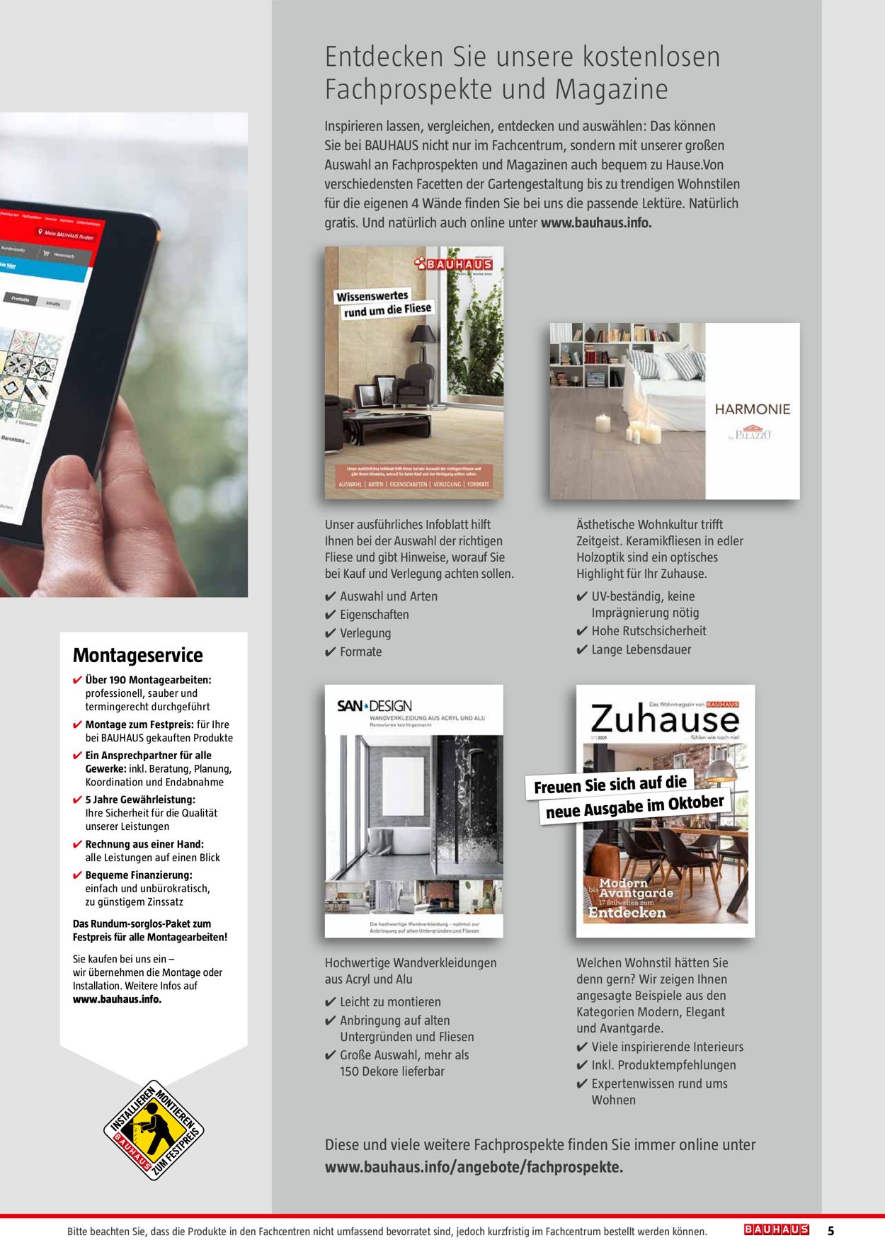 Bauhaus Prospekt - Aktuell vom 01.09-31.12.2021 (Seite 5)