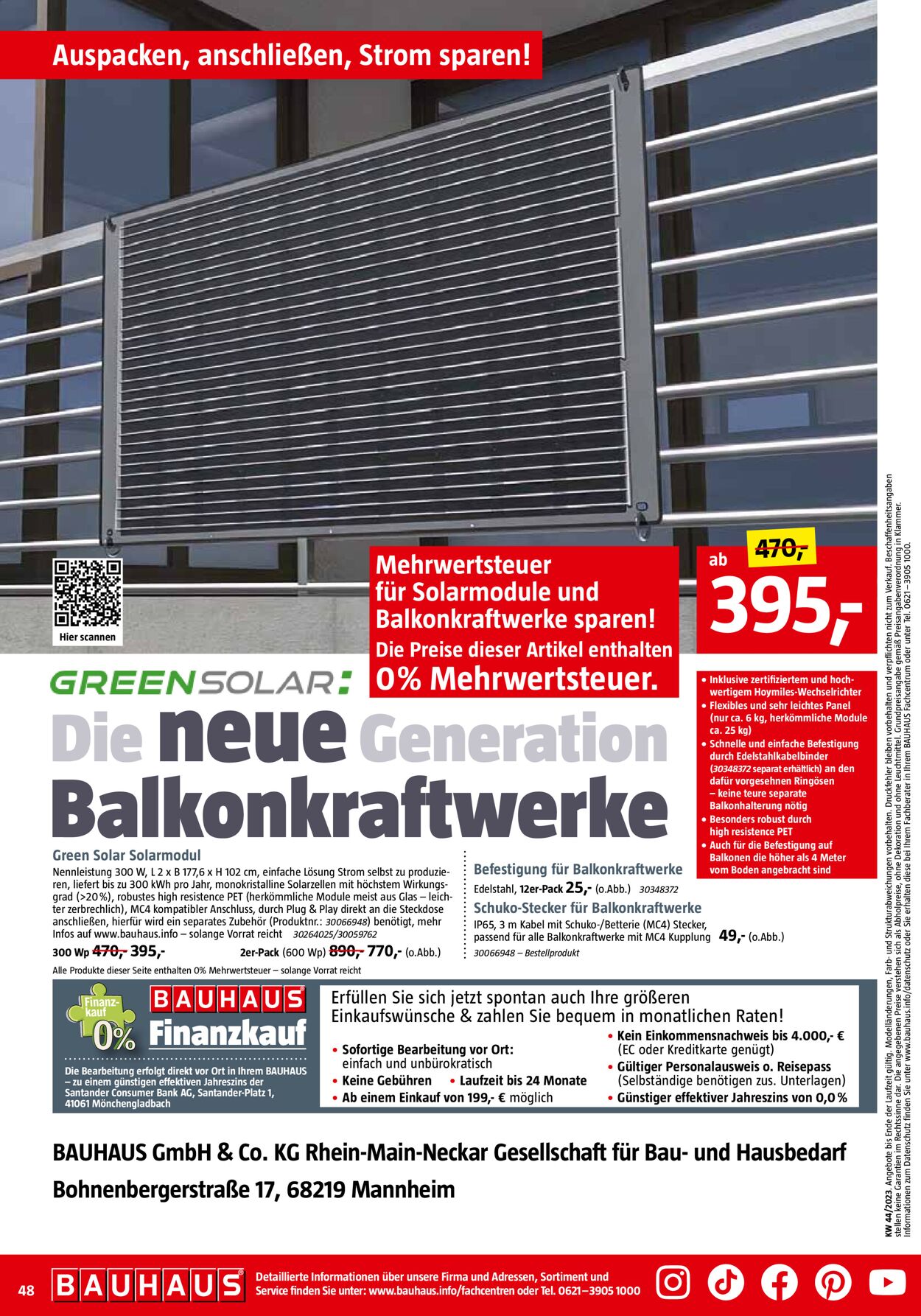 Bauhaus Prospekt - Aktuell vom 27.10-03.11.2023 (Seite 48)